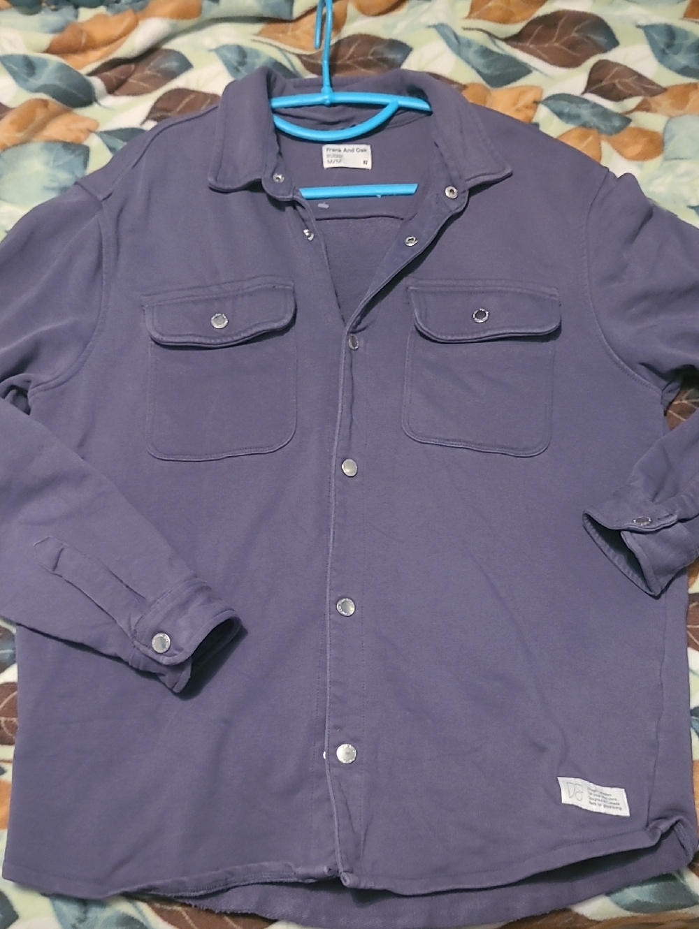 Frank And Oak Button-Front Utility Shirt Jacket